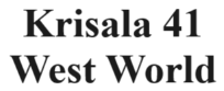 Krisala 41 West World Logo